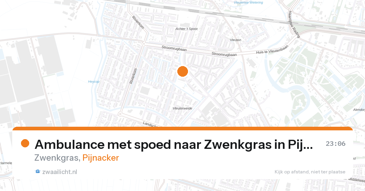 Ambulance met spoed naar Zwenkgras in Pijnacker — 26 jan 2026