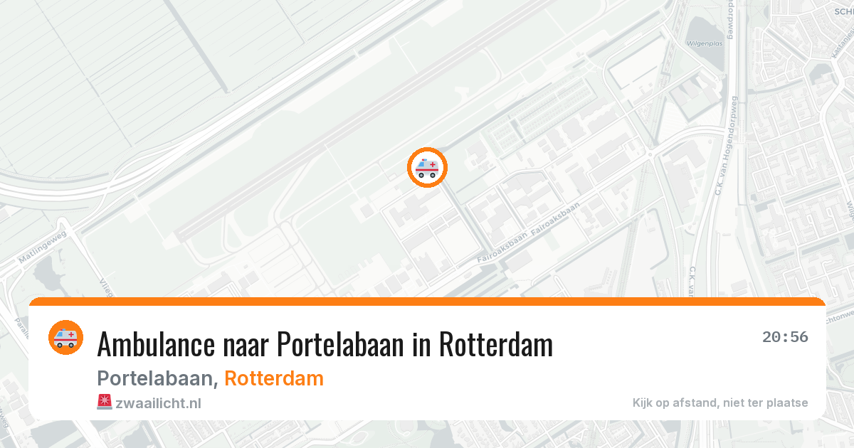 Ambulance naar Portelabaan in Rotterdam — 12 mei 2026
