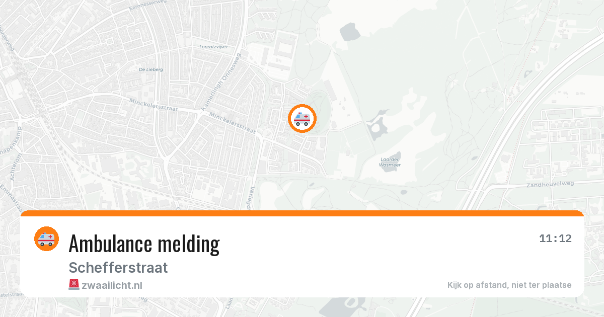 Ambulance melding — 2 mei 2026
