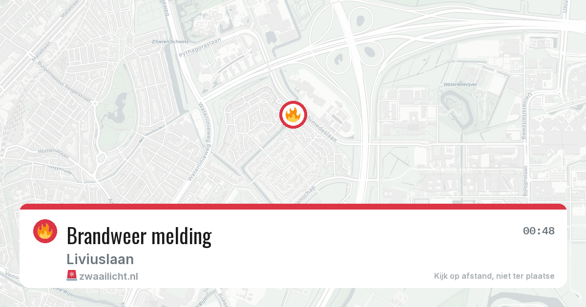 Brandweer melding — 19 apr 2026