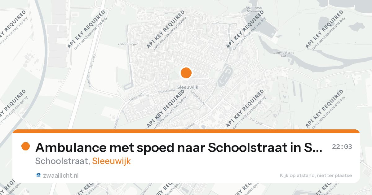 Ambulance met spoed naar Schoolstraat in Sleeuwijk — 31 jan 2026