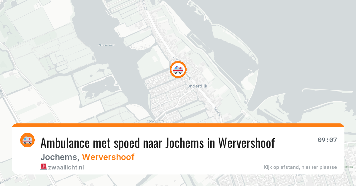 Ambulance met spoed naar Jochems in Wervershoof — 11 feb 2026