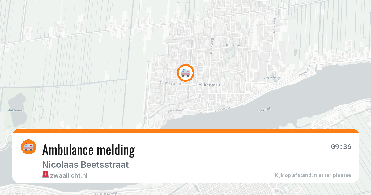 Ambulance melding — 29 jan 2026