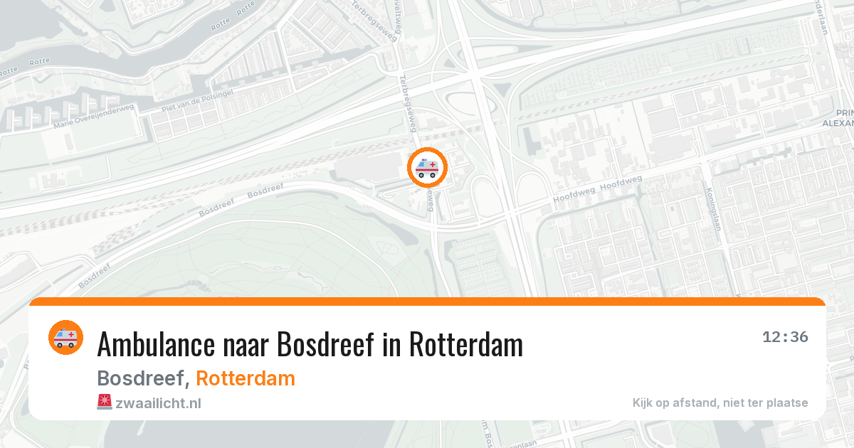 Ambulance naar Bosdreef in Rotterdam — 26 jul 2026