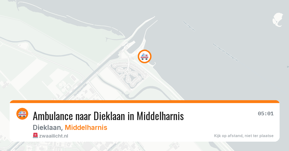 Ambulance naar Dieklaan in Middelharnis — 5 jun 2026
