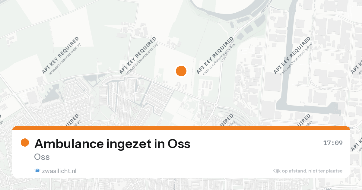 Ambulance ingezet in Oss — 26 aug 2026