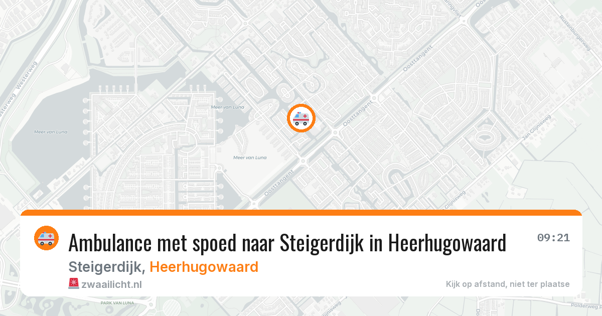 Ambulance met spoed naar Steigerdijk in Heerhugowaard — 23 apr 2026