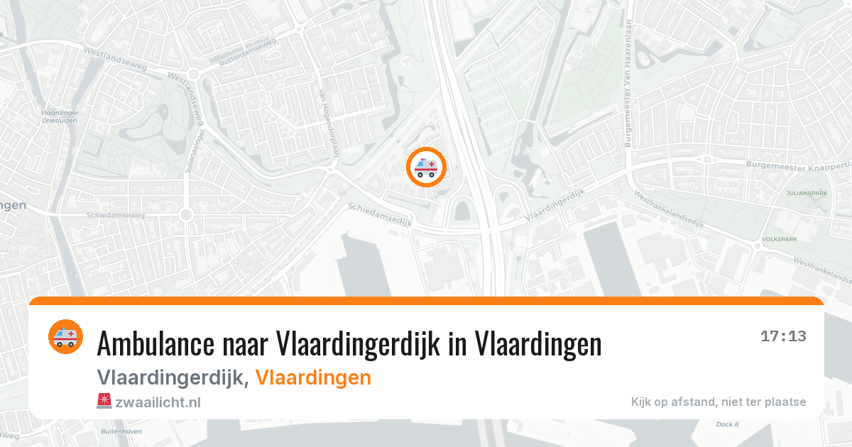 Ambulance naar Vlaardingerdijk in Vlaardingen — 4 jun 2026