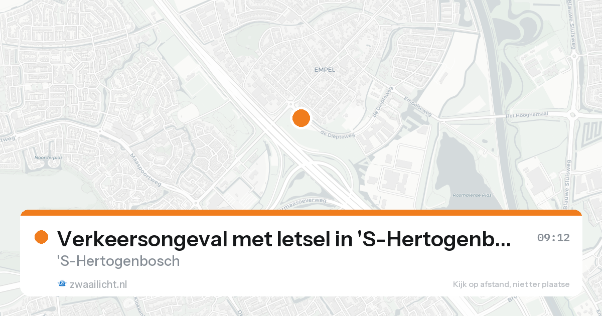 Verkeersongeval met letsel in 'S-Hertogenbosch — 17 aug 2026