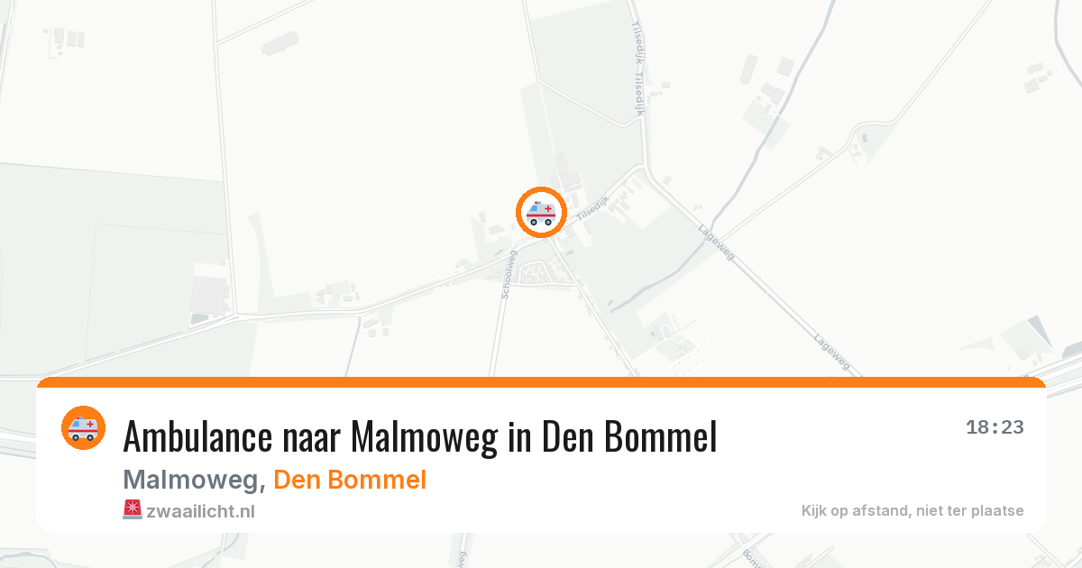 Ambulance naar Malmoweg in Den Bommel — 8 feb 2026
