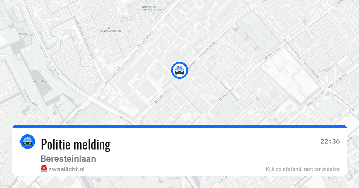 Politie melding — 18 jun 2026