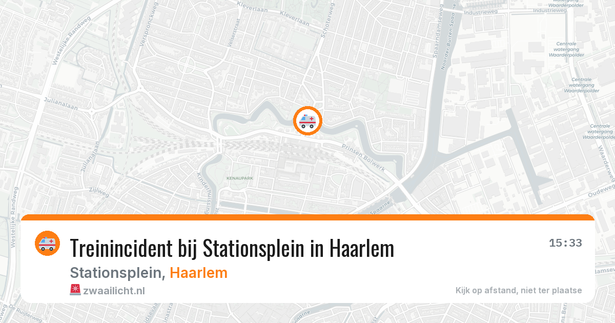 Treinincident bij Stationsplein in Haarlem — 24 mei 2026