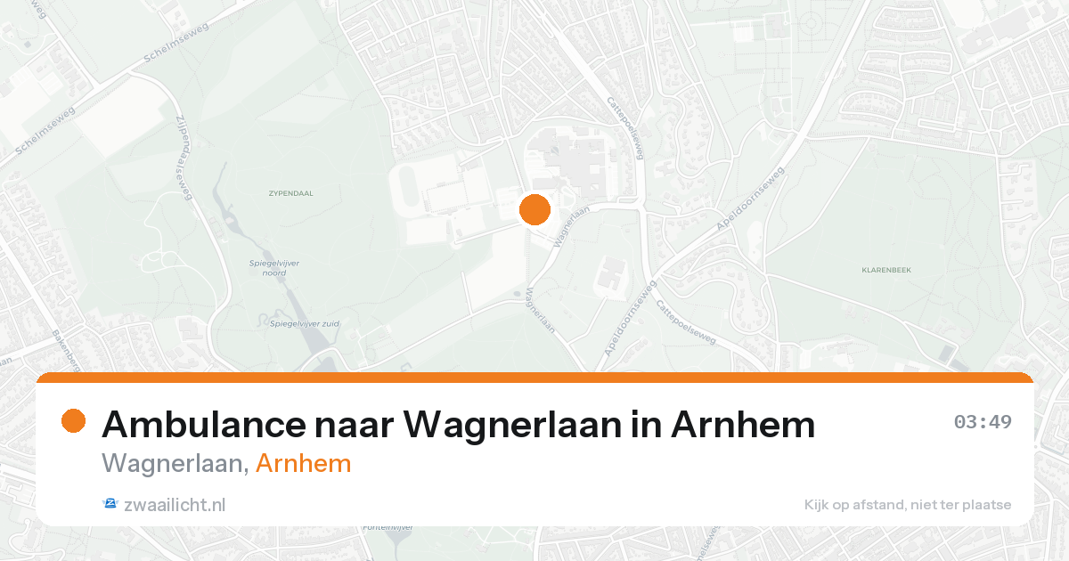 Ambulance naar Wagnerlaan in Arnhem — 4 jun 2026