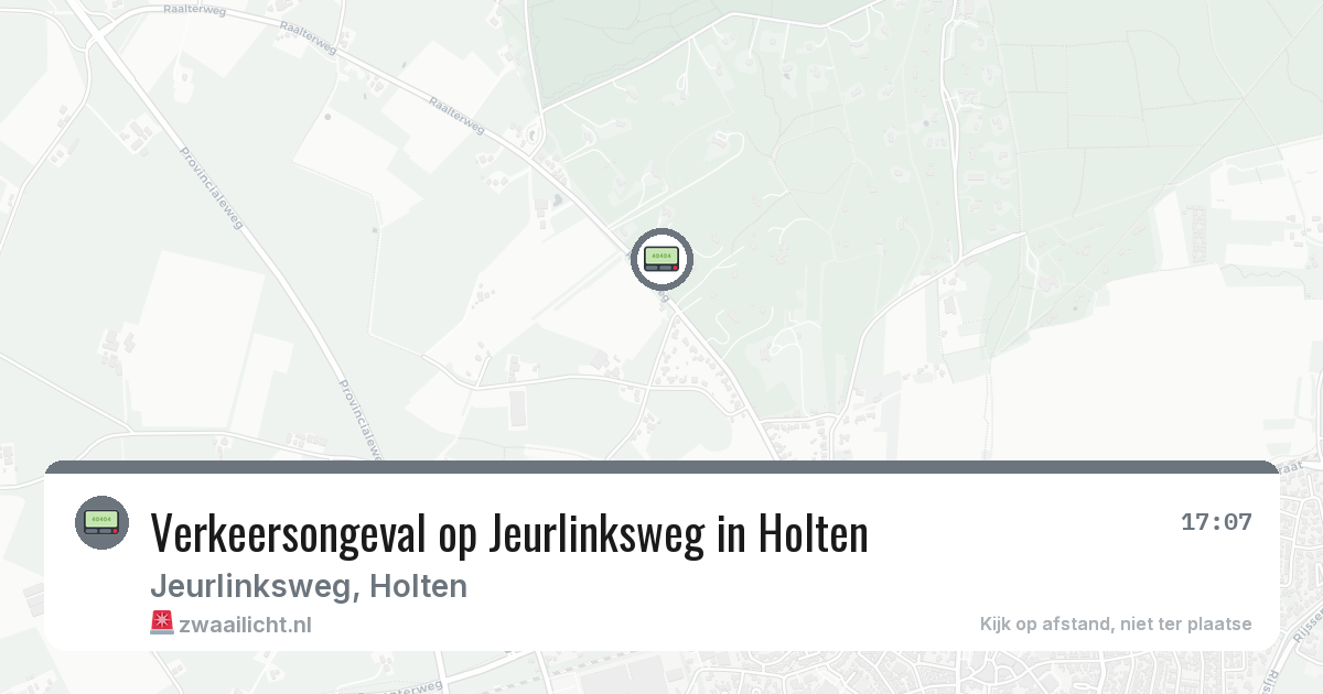 Verkeersongeval op Jeurlinksweg in Holten — 17 mrt 2026