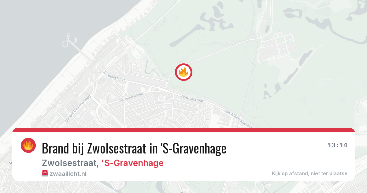 Brand bij Zwolsestraat in 'S-Gravenhage — 30 mei 2026