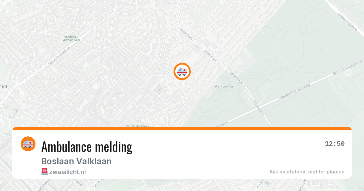 Ambulance melding — 9 feb 2026