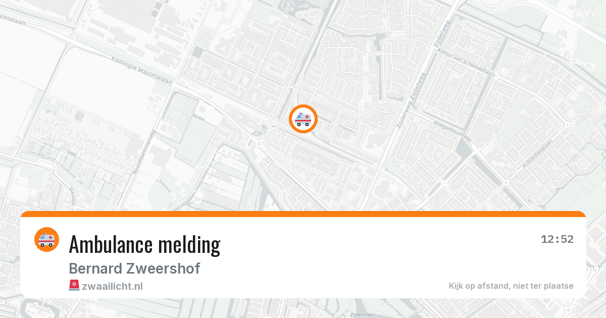 Ambulance melding — 5 apr 2026