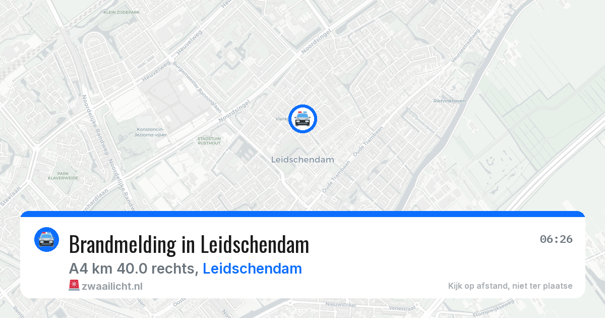 Brandmelding in Leidschendam — 9 jul 2026