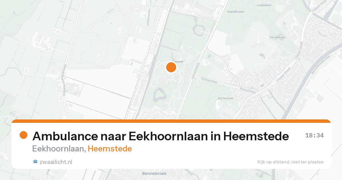 Ambulance naar Eekhoornlaan in Heemstede — 5 jun 2026