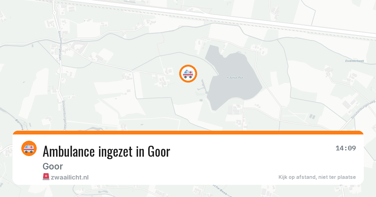 Ambulance ingezet in Goor — 31 jan 2026 | 🚨 Zwaailicht.nl