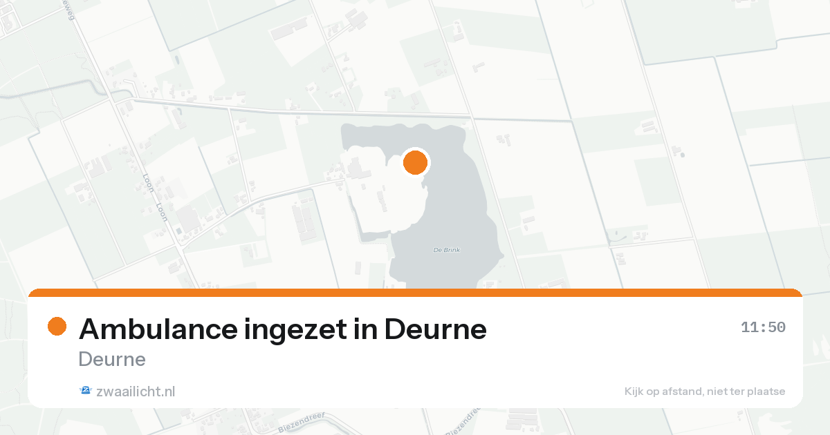 Ambulance ingezet in Deurne — 26 jun 2026
