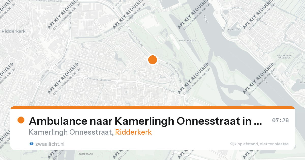 Ambulance naar Kamerlingh Onnesstraat in Ridderkerk — 7 feb 2026