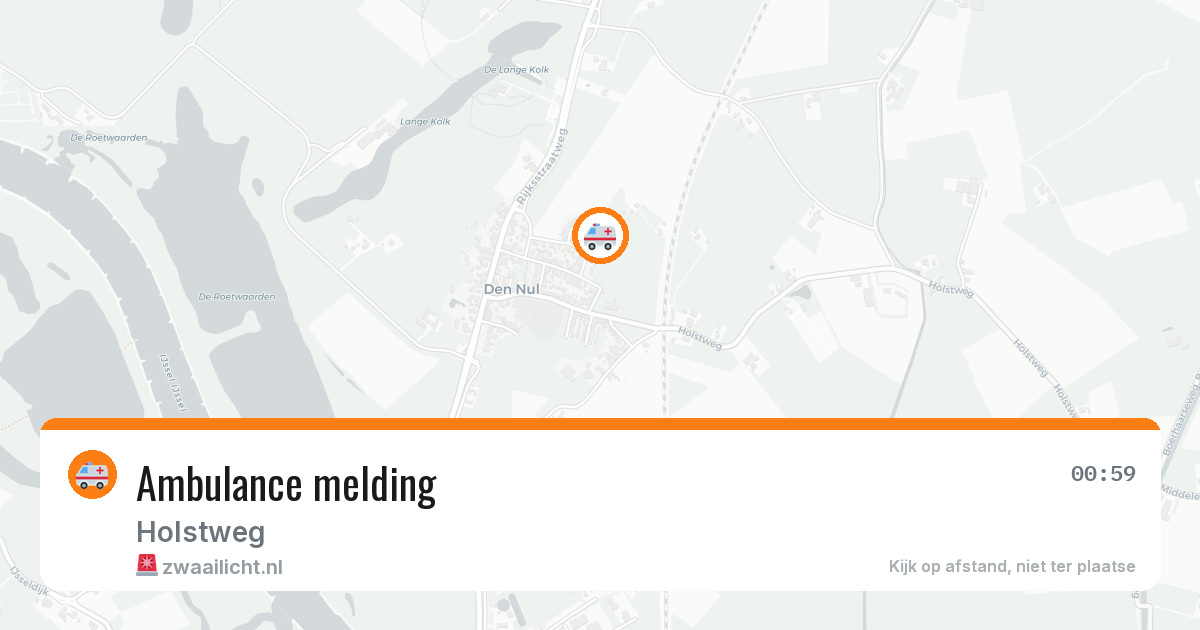 Ambulance melding — 6 mei 2026