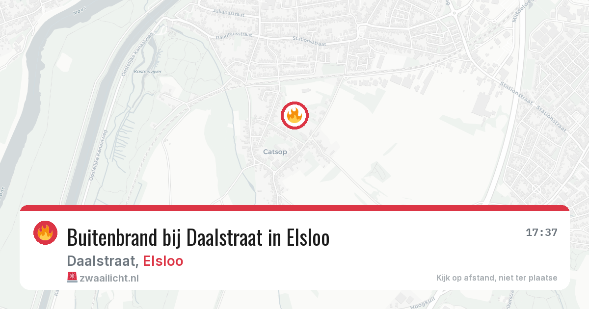 Buitenbrand bij Daalstraat in Elsloo — 12 aug 2026