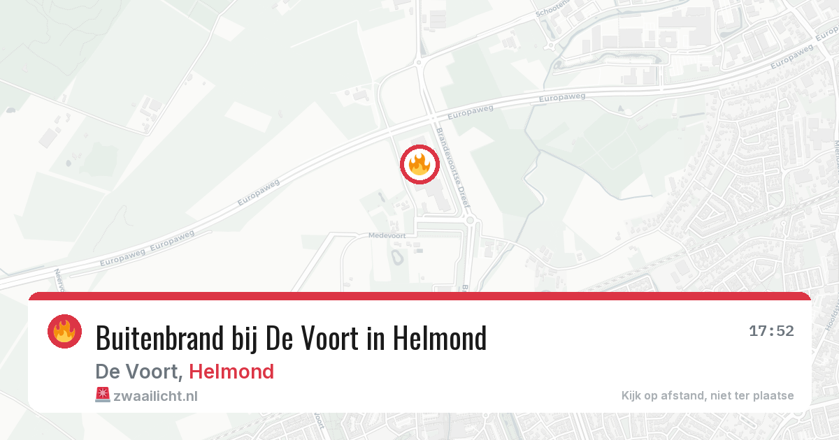 Buitenbrand bij De Voort in Helmond — 15 mei 2026