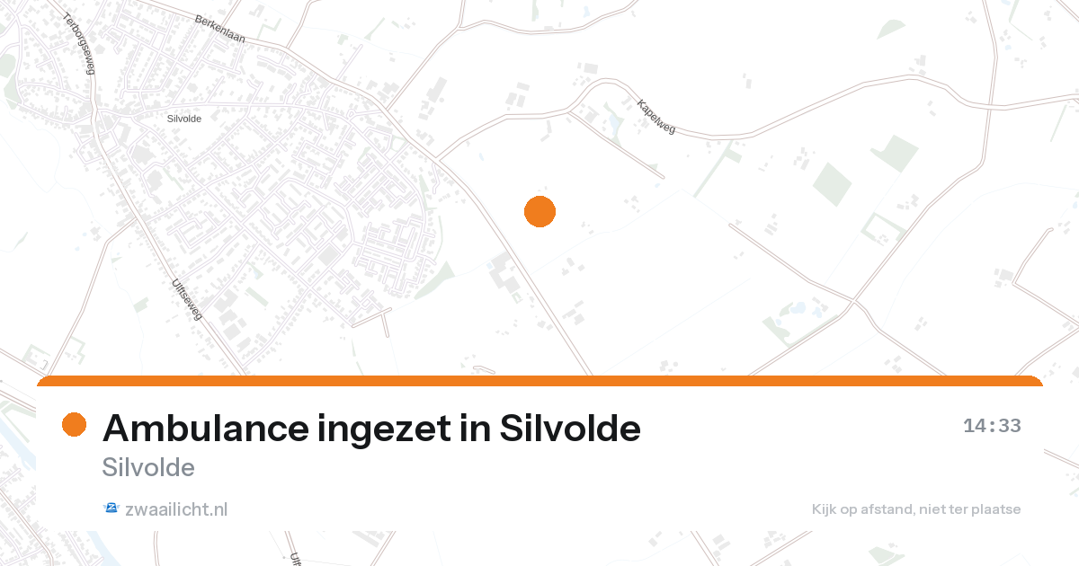 Ambulance ingezet in Silvolde — 26 aug 2026