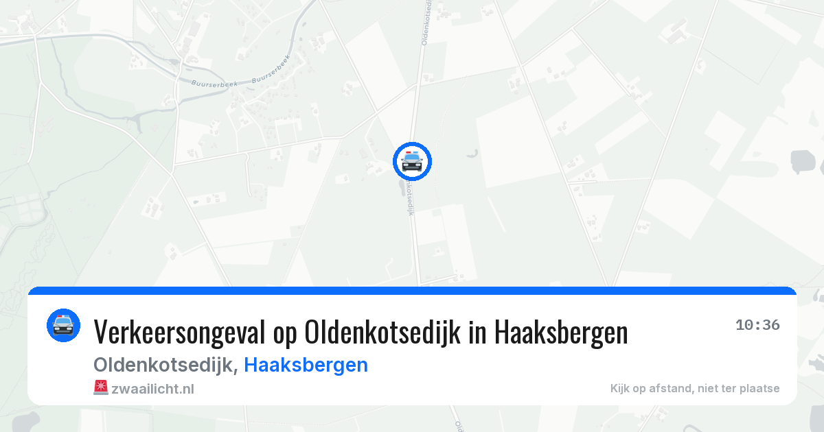 Verkeersongeval op Oldenkotsedijk in Haaksbergen — 7 aug 2026