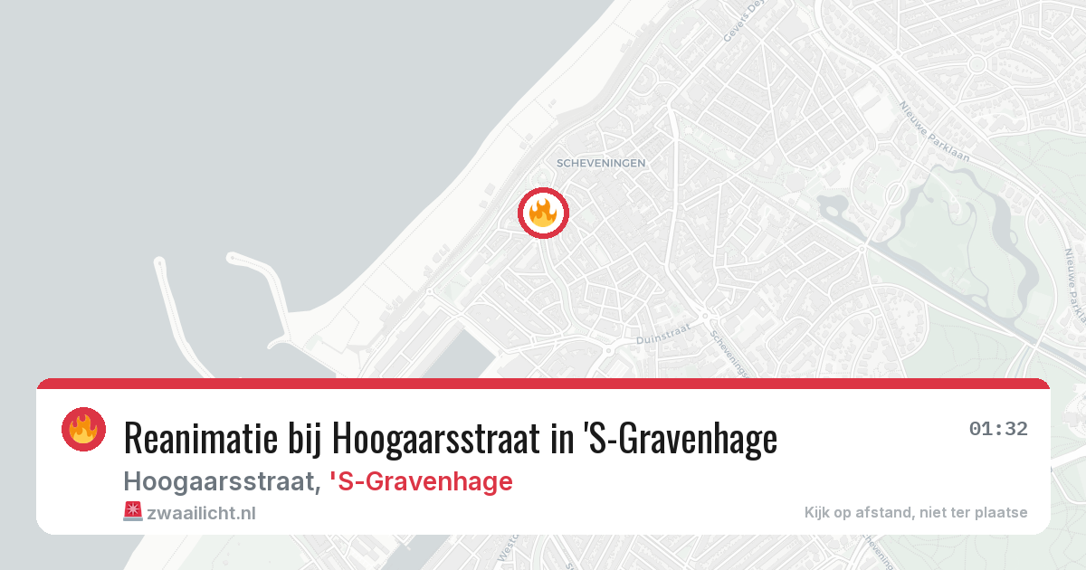 Reanimatie bij Hoogaarsstraat in 'S-Gravenhage — 8 mei 2026