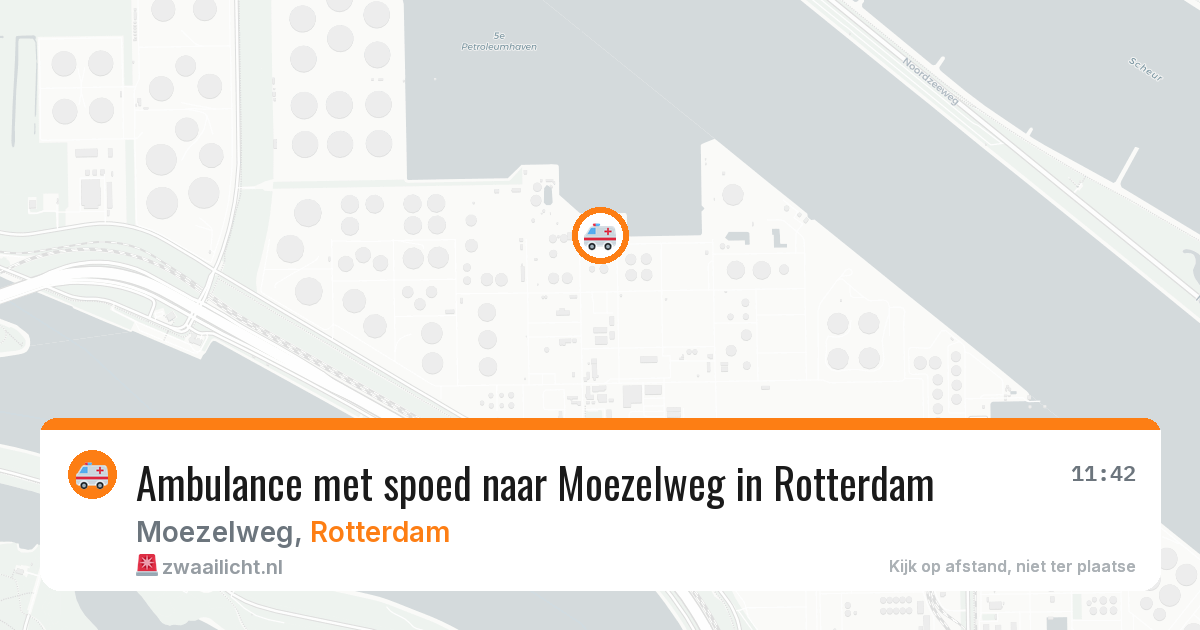 Ambulance met spoed naar Moezelweg in Rotterdam — 13 mei 2026