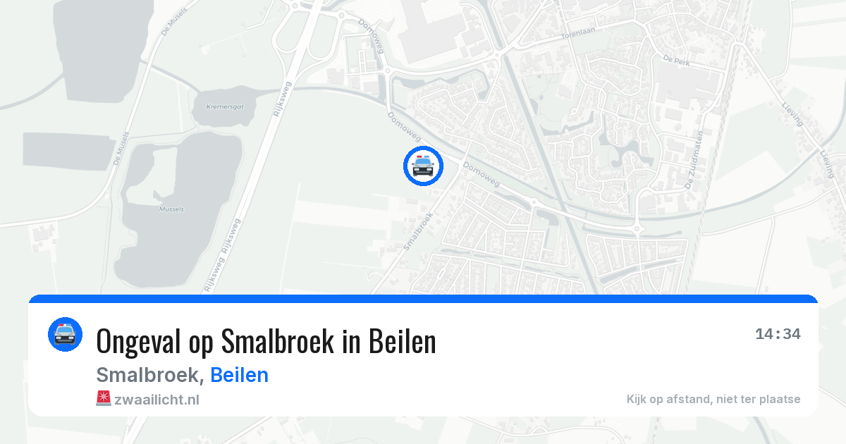 Ongeval op Smalbroek in Beilen — 24 apr 2026