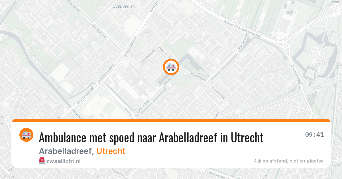 Ambulance met spoed naar Arabelladreef in Utrecht — 2 jun 2026