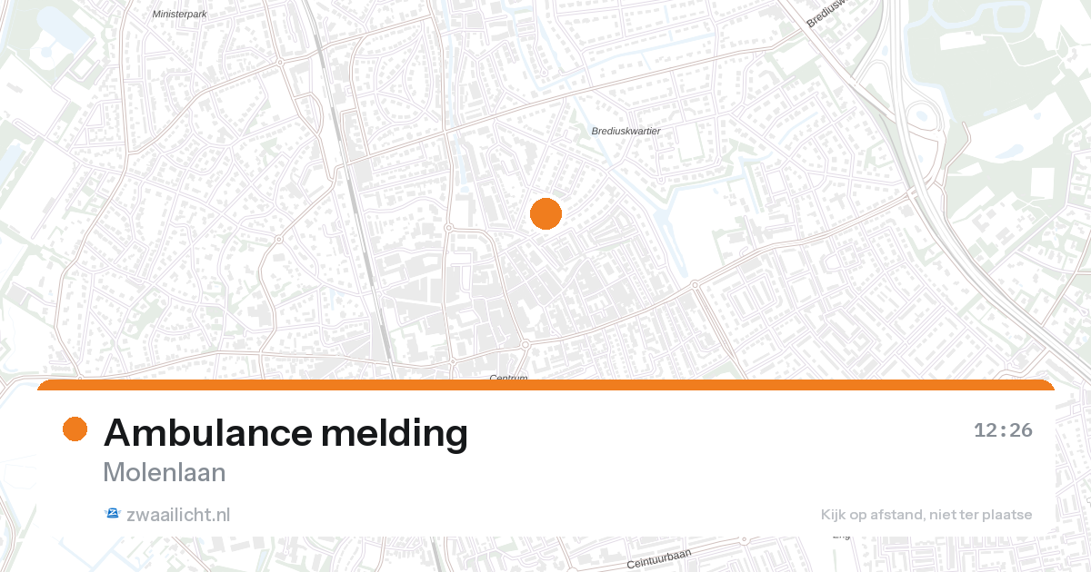 Ambulance melding — 16 feb 2026