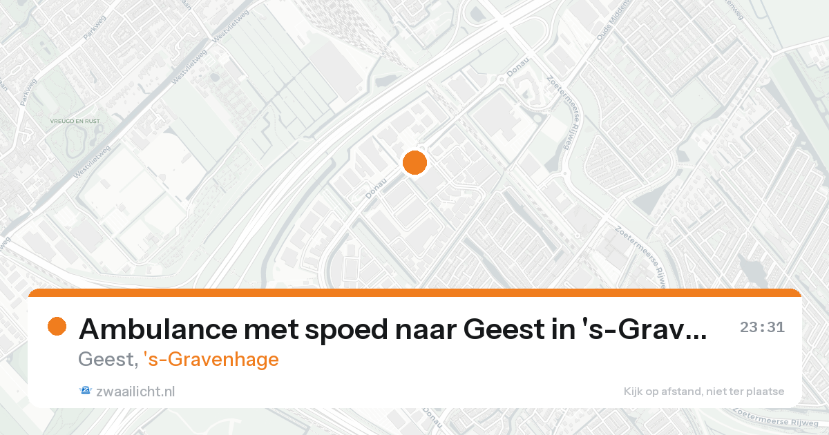 Ambulance met spoed naar Geest in 's-Gravenhage — 7 feb 2026