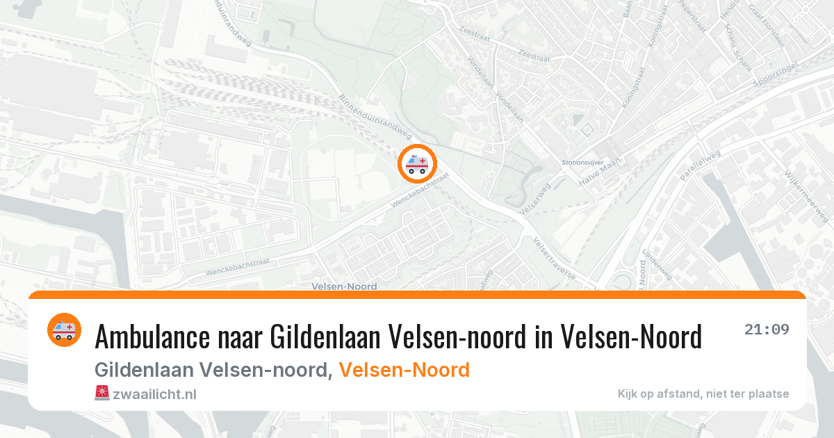 Ambulance naar Gildenlaan Velsen-noord in Velsen-Noord — 5 mei 2026