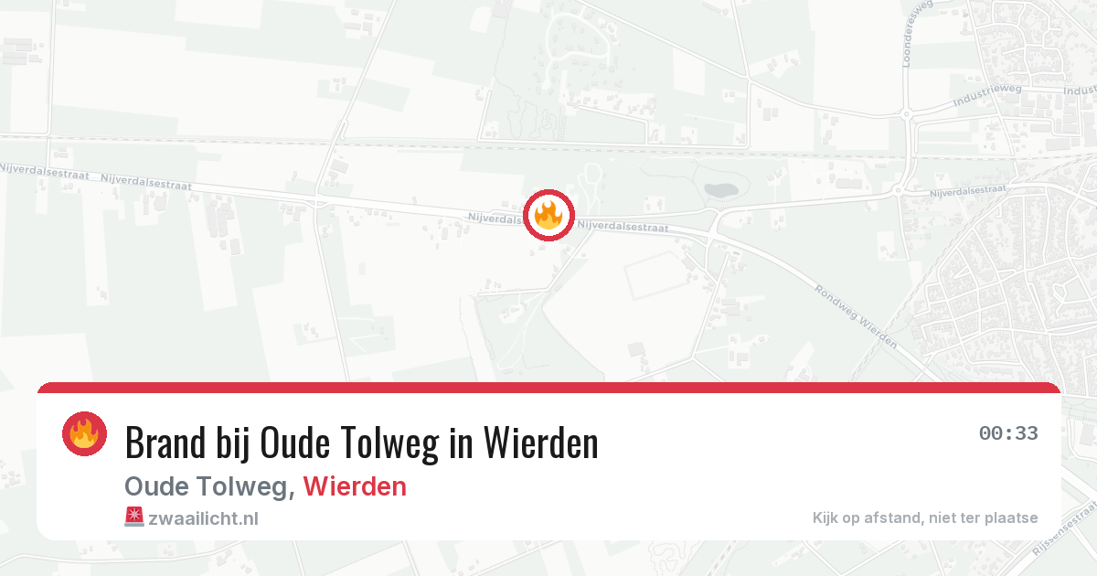 Brand bij Oude Tolweg in Wierden — 19 jun 2026