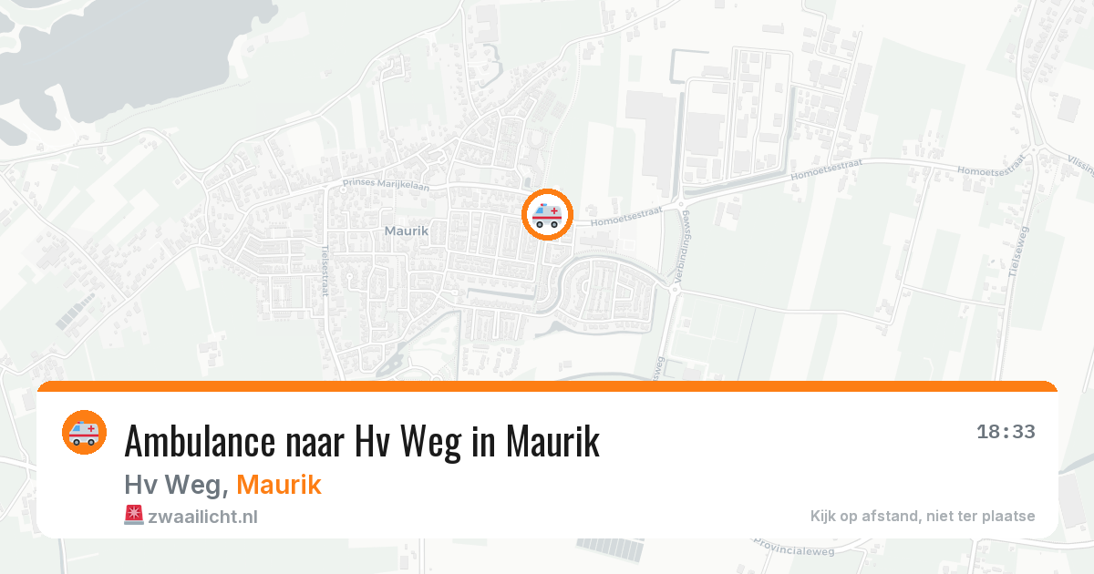 Ambulance naar Hv Weg in Maurik — 3 jun 2026
