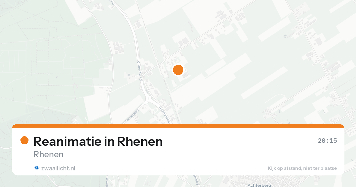Reanimatie in Rhenen — 30 jan 2026