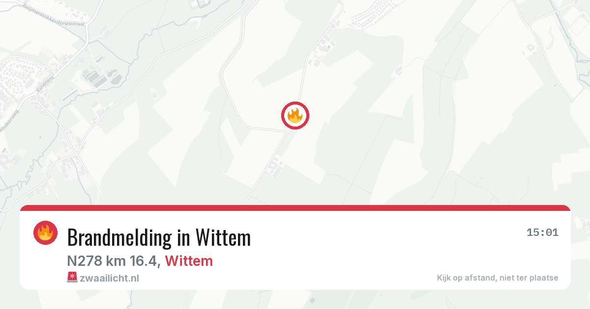 Brandmelding in Wittem — 2 jun 2026