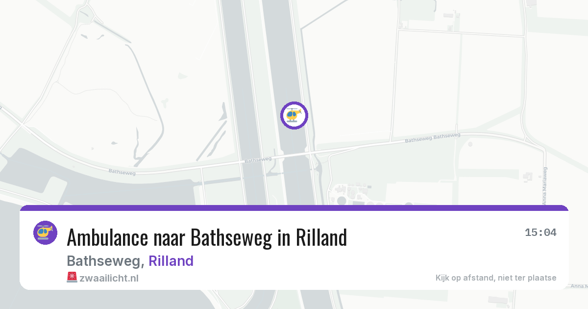 Ambulance naar Bathseweg in Rilland — 19 jul 2026