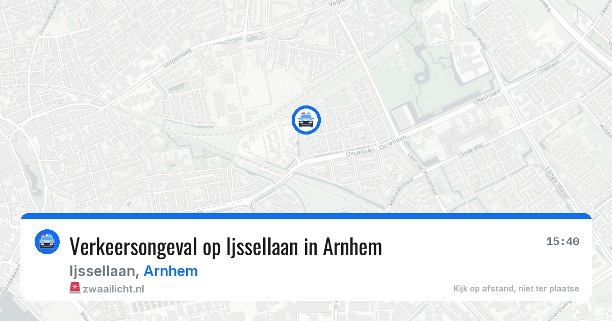 Verkeersongeval op Ijssellaan in Arnhem — 3 mrt 2026