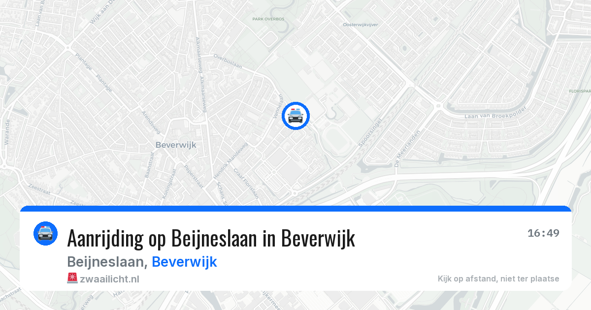 Aanrijding op Beijneslaan in Beverwijk — 27 jun 2026