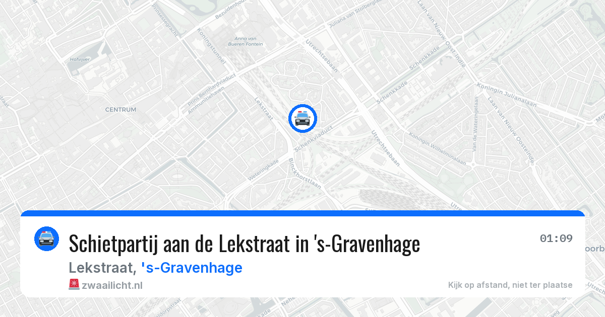 Schietpartij aan de Lekstraat in 's-Gravenhage — 2 apr 2026