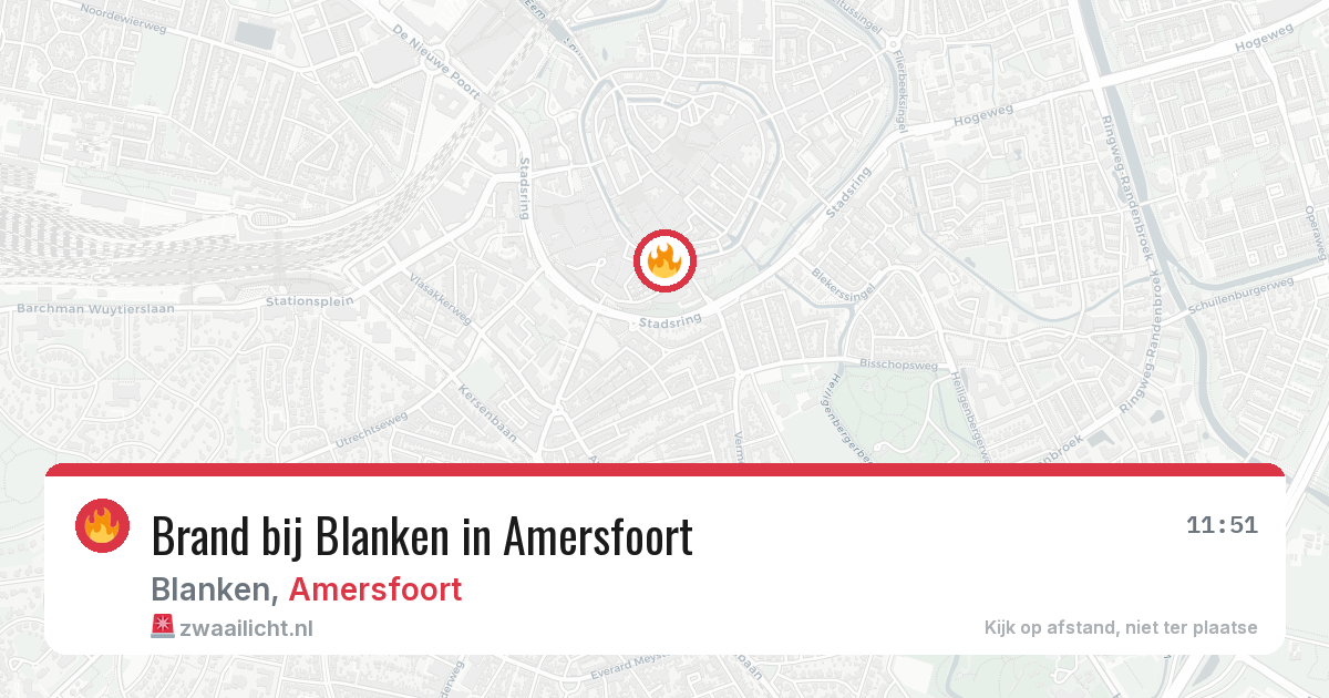 Brand bij Blanken in Amersfoort — 30 mei 2026