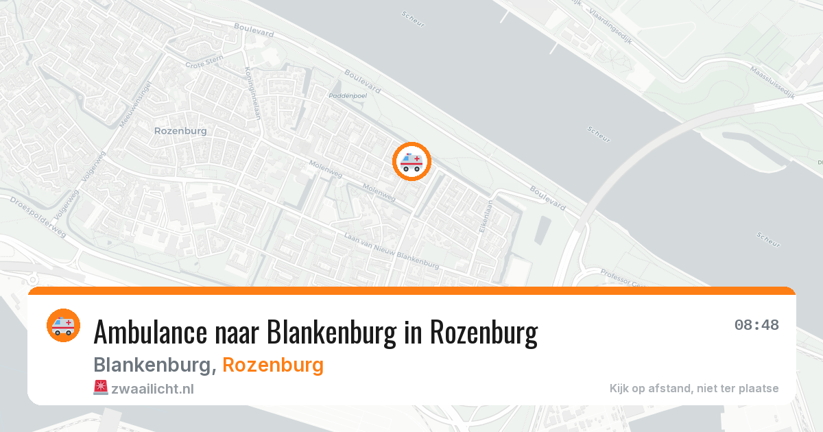 Ambulance naar Blankenburg in Rozenburg — 6 jul 2026