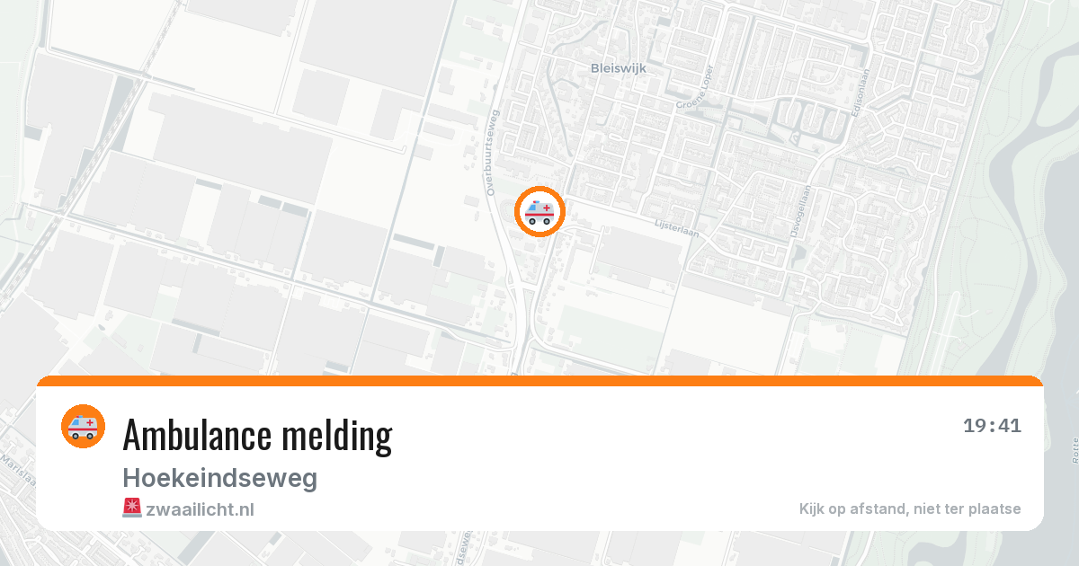 Ambulance melding — 29 jun 2026