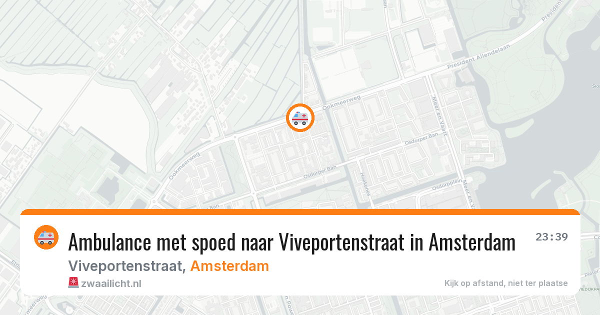 Ambulance met spoed naar Viveportenstraat in Amsterdam — 12 jun 2026